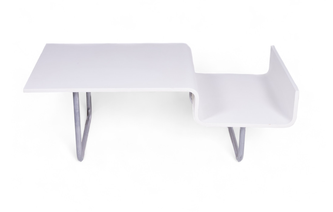 Table Basse Think Design Blanche en Style Moderne