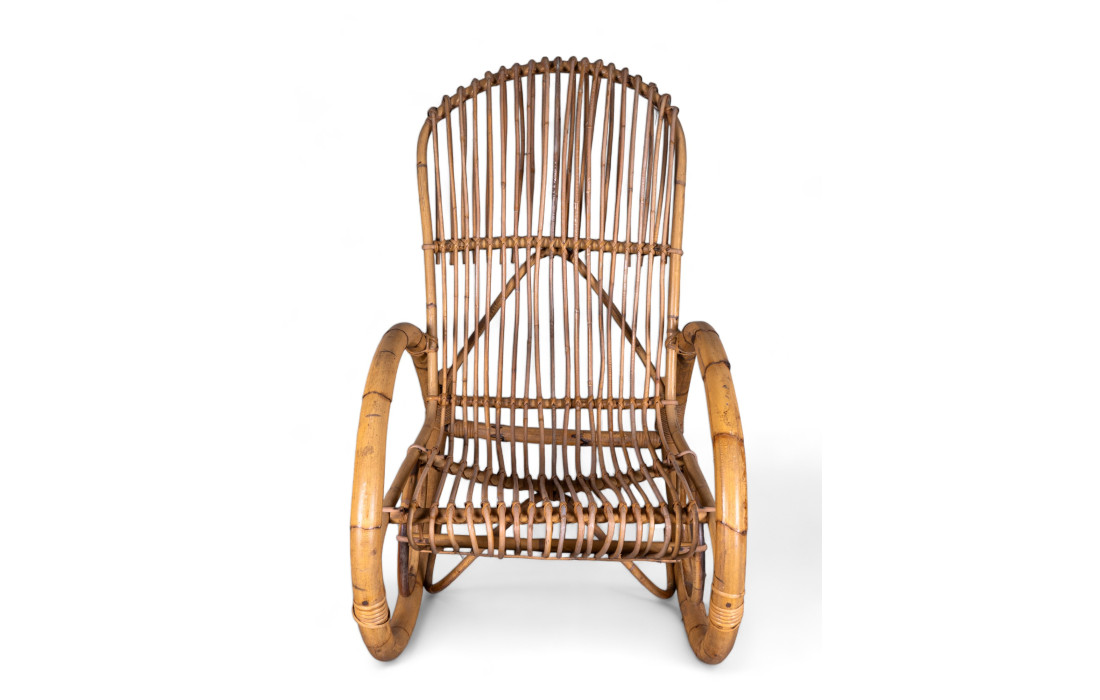 Bamboo rocking chair