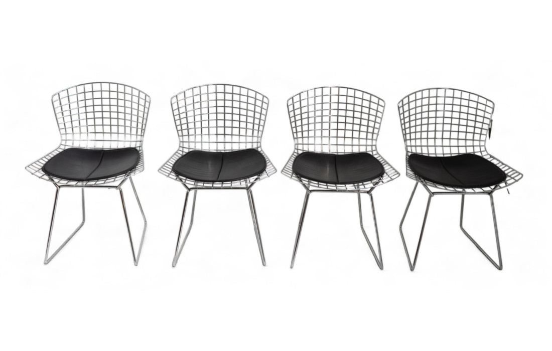 Chaises de Harry Bertoia, set de 4